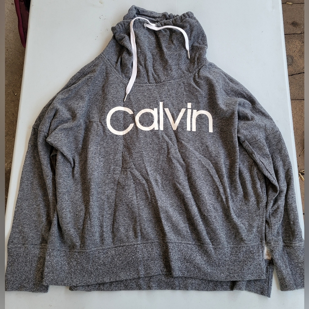 Calvin Klein Gray Turtleneck Sweater